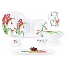 Столовый сервиз CARINE IRIS 46 пр. 6 перс. Luminarc