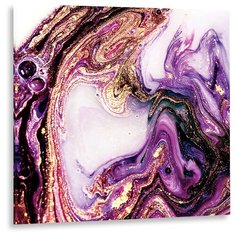 Картина на слекле GS 1065 Декоретто Art Стекло Жидкий акрил, фиолетовый Decoretto