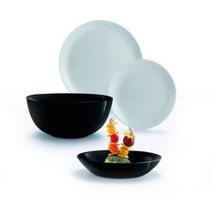 Столовый сервиз DIWALI BLACK&GRANIT 19 предметов 6 персон Luminarc