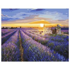 Картина по номерам GX 28732 Лавандовый закат 40*50 Paintboy
