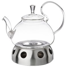 Чайник заварочный Agness с фильтром из нжс и подставкой для подогрева 800 мл (891-035)