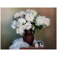 Картина на холсте 40x30 см "Букет". Картина, которая украсит и преобразит интерьер комнаты, добавит уюта и тепла в каждый дом. Качественная печать, экологически безопасные материалы. Сделано в России. Производитель: ПринтДекор, PR-PH-185 Ekoramka