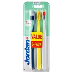 Зубная щетка Jordan CLEAN SMILE Soft 3 шт, мягкая