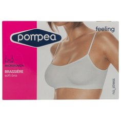 Топик Pompea, BRASSIERE SLV, без боковых швов, размер S/M, белый