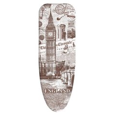 Чехол для гладильной доски, средний, 130*47 см, TRAVELLING ENGLAND, VALIANT