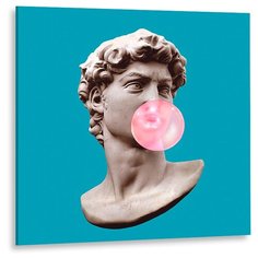 Картина на слеклеGS 1084 Декоретто Art Стекло Бюст Модный Давид Decoretto