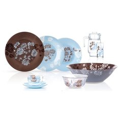 Столовый сервиз SIMPLY TAMAKO BROWN 46 пр. 6 перс. ОАЭ 70176 70176 Luminarc