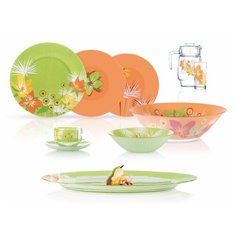 Столовый сервиз POP FLOWER MIX & MATCH 46 пр. 6 перс. ОАЭ 65280 Luminarc