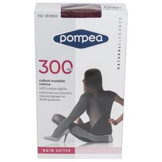 Женские колготки из хлопка 300 den Pompea, DCL COTTON, размер 2, бордо