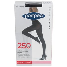Женские колготки Pompea, из вискозы 250 den, размер 2, черный