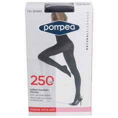 Женские колготки Pompea, из вискозы 250 den, размер 2, синий