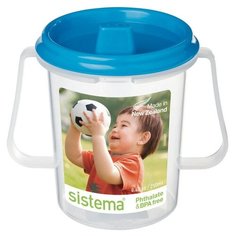 Детская чашка с трубочкой (250 мл), 11х8х10.6 см 67 Sistema