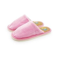 Тапочки Smile of Milady розовые с коричневой стелькой А-70 В22-021-07 зак. 38\39