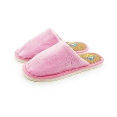 Тапочки Smile of Milady розовые с коричневой стелькой р.40-41