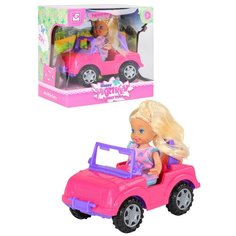 Кукла для девочек в автомобиле, в/к 18*11,3*17 см Компания Друзей