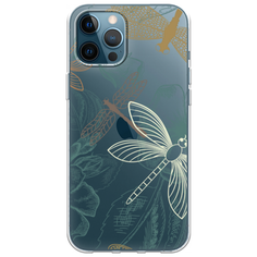 Силиконовый чехол Тени стрекоз на iPhone 12 Pro Max Case Place