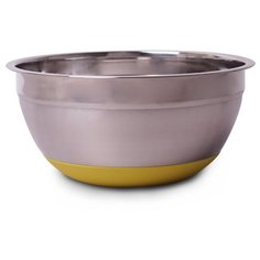 Миска Kamille Ø22*10см из нержавеющей стали с силиконовым дном