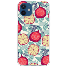 Силиконовый чехол Постер с гранатами на iPhone 12 mini Case Place