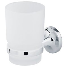 Стакан для зубных щеток настенный Veragio OSCAR OSC-5240.CR, хром/матовое стекло