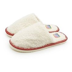 Тапочки Женские Smile of Milady из искусственной шерсти с красной отсрочкой А-42-022-08 р. 36/37