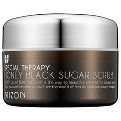 Скраб для лица с черным сахаром Mizon Honey Black Sugar Scrub, 80 г