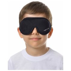 Детская маска для сна 3D Small ультра комфорт, Черный Mettle