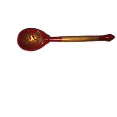 Ложка деревянная красно-золотая Хохломская роспись