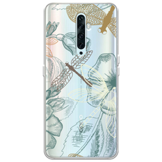 Силиконовый чехол Тени стрекоз на Oppo Reno 2Z Case Place
