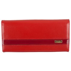Портмоне из кожи Фиеста (без фрейма), P-01(WN013-2) Red-ЛАК, CLASSIC LINE Zinger