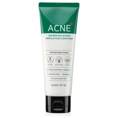 Some By Mi Очищающая пенка для кожи с акне с AHA/BHA/PHA кислотами 30 Days Miracle Acne Clear Foam, 150мл