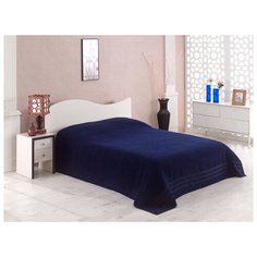 Простынь махровая "KARNA" PETEK; Синий ; Размер: 1.5