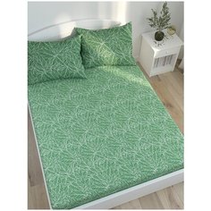 Простынь на резинке Сказка "Джунгли" натяжная простынь 120х200 см 1,5-спальная