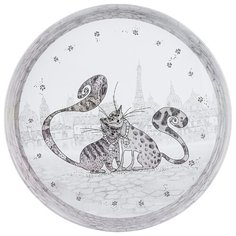 Поднос сервировочный Agness Котики 33х2,1 см (898-022)