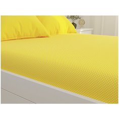 Простынь на резинке Сказка "Солнышко" натяжная простынь 90х200 см 1,5-спальная