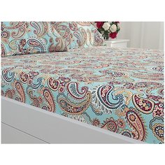 Простынь на резинке Сказка "Восточная сказка" натяжная простынь 90х200 см 1,5-спальная