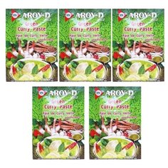 Паста карри зеленая Aroy-D (5 шт. по 50г)