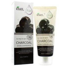 Ekel Peeling Gel 100 мл Charcoal Пилинг-скатка для лица с экстрактом древесного угля