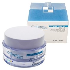 Осветляющий крем для лица 3W Clinic Collagen White Shining Tone Up