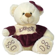 Мягкая игрушка мишка в платье девочка Азбука Тойс