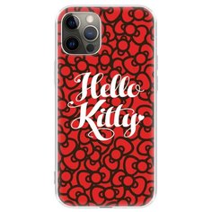 Чехол накладка лицензия Hello Kitty iPhone 12 / 12 Pro, айфон 12 / 12 про c принтом 27 Deppa