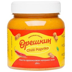 Паста арахисовая "Орешкин" паприка чили 280 гр