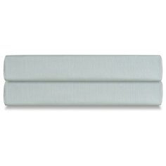 Простыня на резинке из сатина мятного цвета из коллекции Wild, 160х200х30 см Tkano