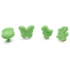 Набор форм для печенья APOLLO "Sandy" 4 пр. зеленый