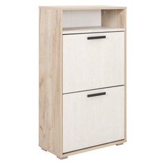 Обувница Лидер 13.109 (Дуб Серый CRAFT-Шелковый камень) Mobi