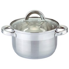 Кастрюля со стекл. крышкой, 4,8 л. 22х13,5 см индукция Agness (937-113)