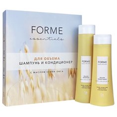 Подарочный набор Forme Essentials для объема волос с маслом семян овса и тонкой парфюмерной композицией Sim Sensitive
