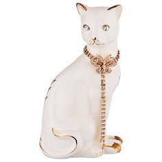 Статуэтка кошка с цепочкой 25см Lefard (276-174)