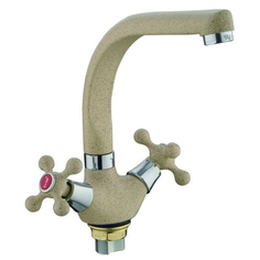 Смеситель для кухни EKKO E5408-21 бежевый ЕККО