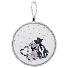 Подставка под горячее Agness серия "Ля Мур", 16.5х16.5х1 см (490-365)
