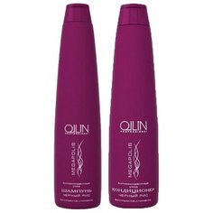 OLLIN Megapolis Набор (Шампунь на основе черного риса 400мл + Кондиционер с экстрактом черного риса 300мл)